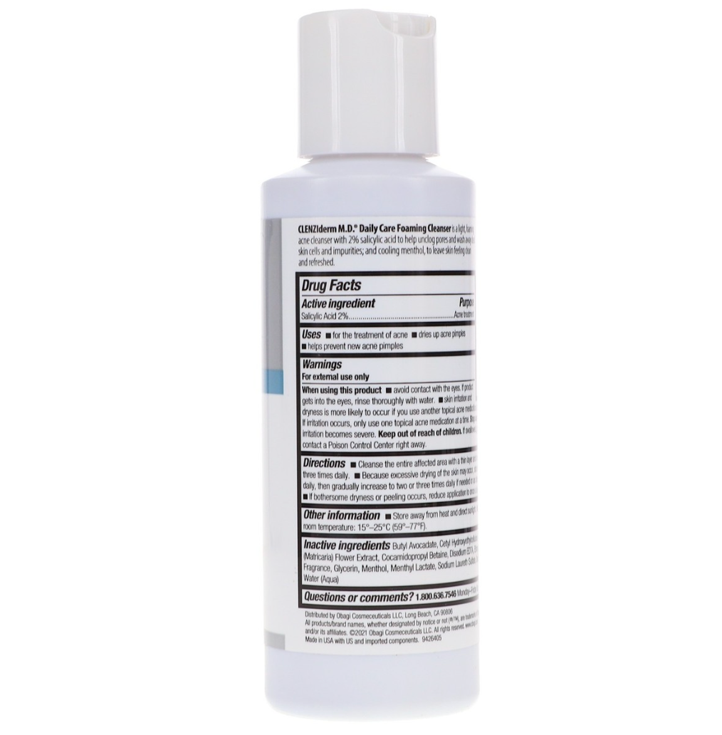 CLENZIderm Daily Care Foaming Cleanser 4 fl oz