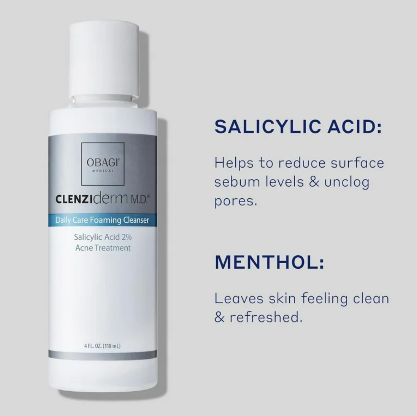CLENZIderm Daily Care Foaming Cleanser 4 fl oz